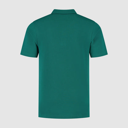 AMF1 FW MENS TECH WAFFLE POLO - green
