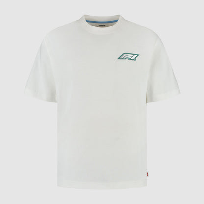 F1 FW LEGACY GRAPHIC TEE - white