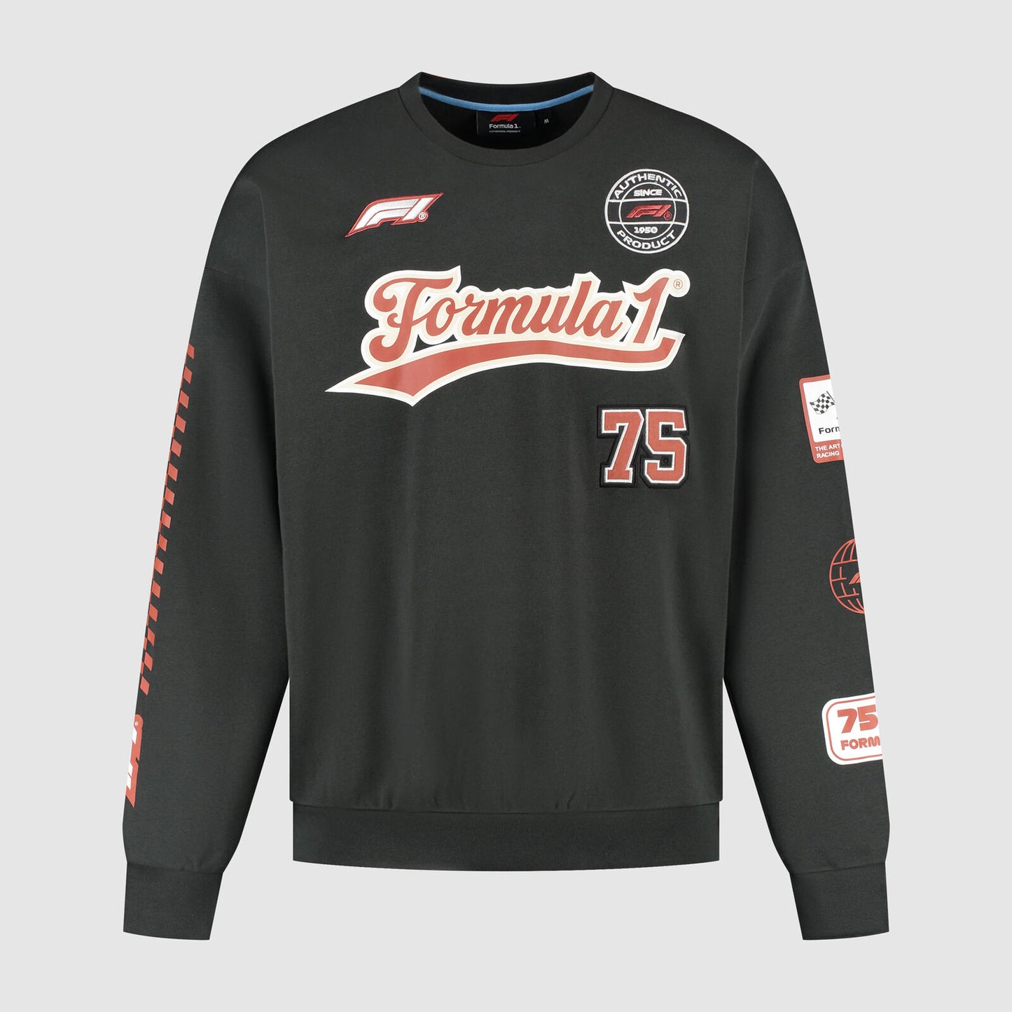 F1 FW HERITAGE GRAPHIC CREW SWEAT - black