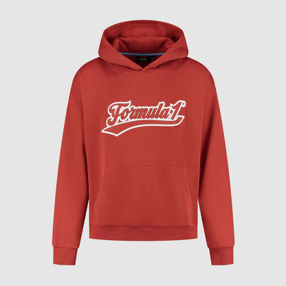 F1 FW HERITAGE GRAPHIC HOODY - red