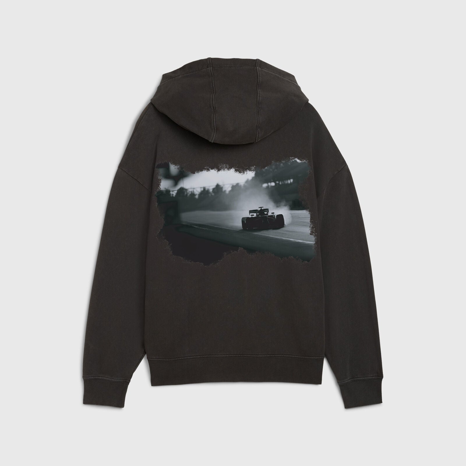 F1 LS GRAPHIC FULL ZIP HOODIE - black