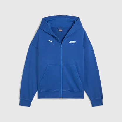 F1 LS GRAPHIC FULL ZIP HOODIE - blue