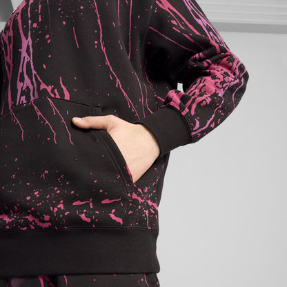 F1 LS SPEED SPLASH HOODIE - black