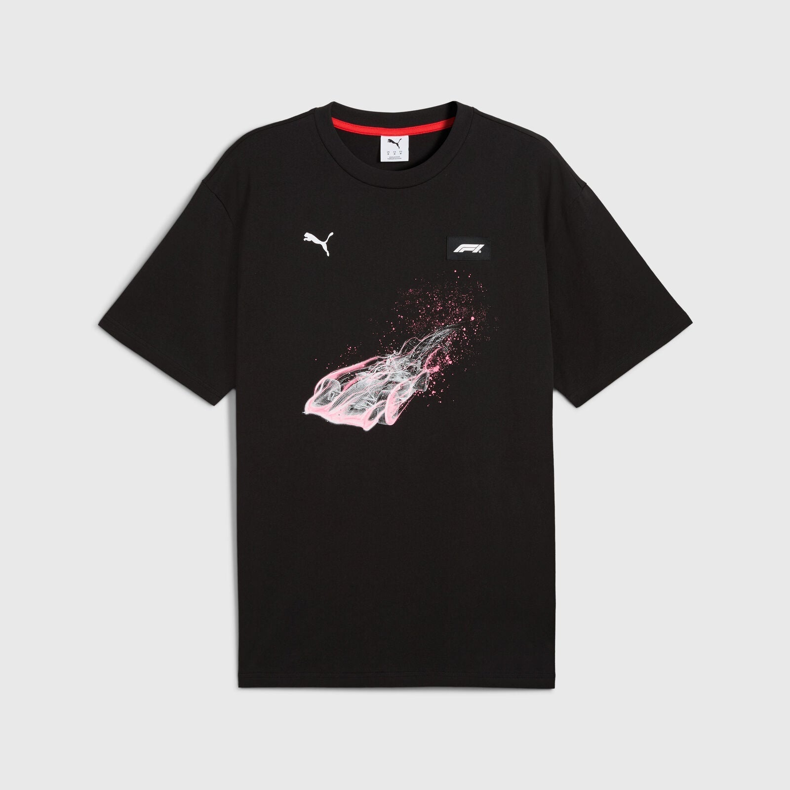 F1 LS SPEED SPLASH TEE - black