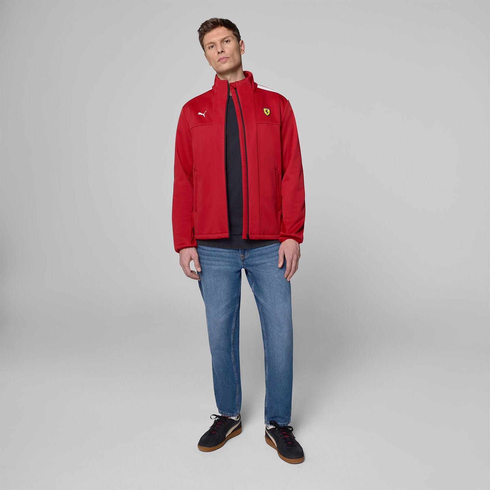 SF FW SOFTSHELL JACKET - red