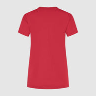 SF FW WOMENS LARGE SHIELD TEE - red