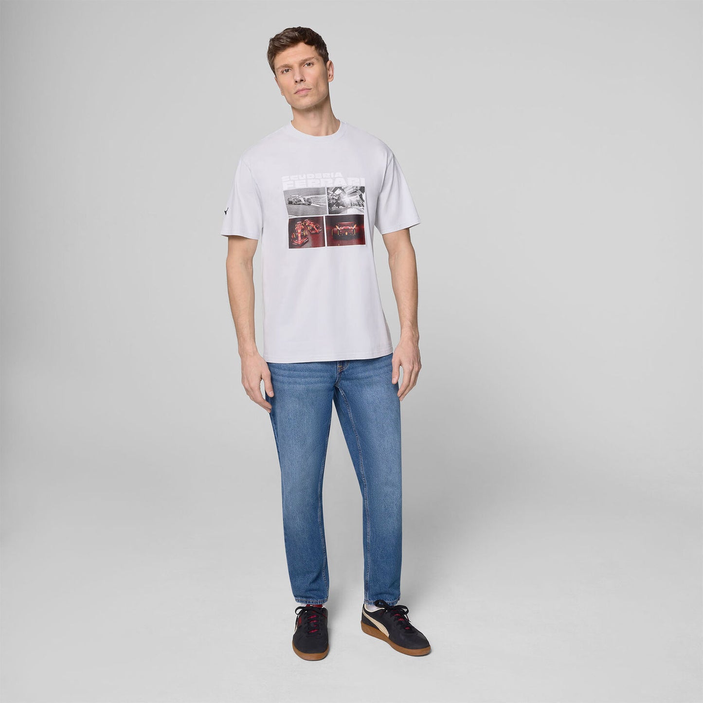 SF FW DRIVER TEE - mid grey