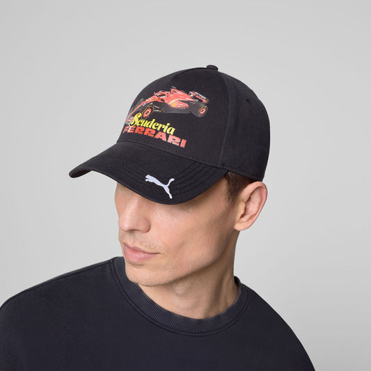 SF FW GRAPHIC CAR CAP - black