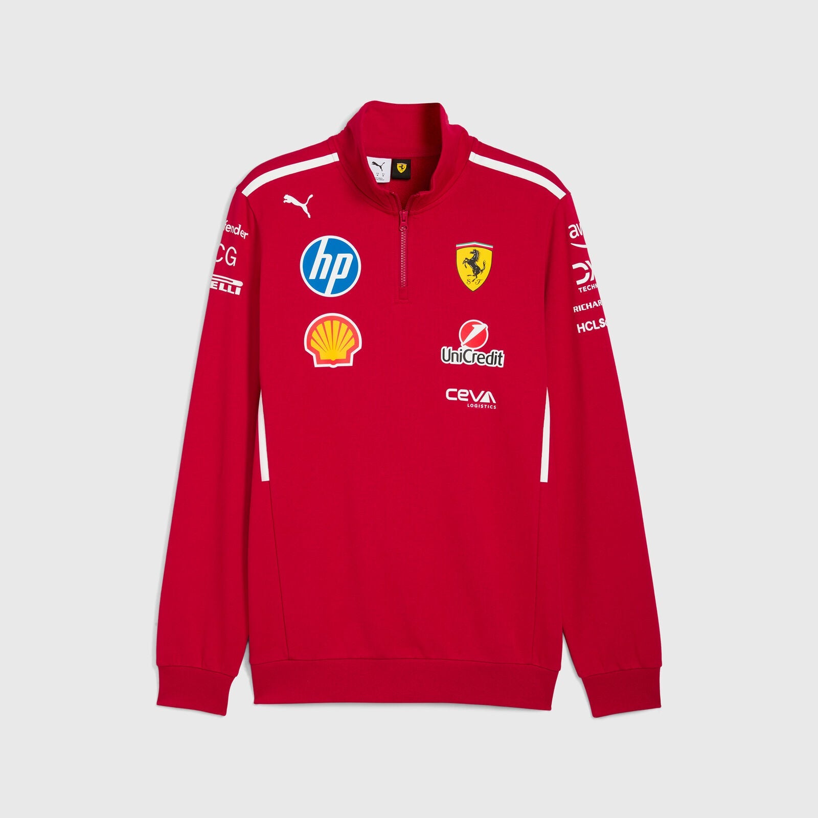 SF RP TEAM 1/2 ZIP SWEAT - red