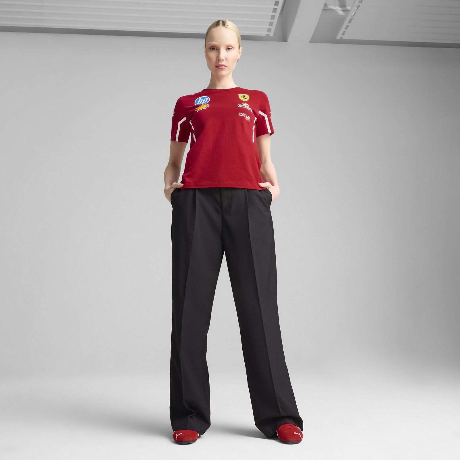 SF RP TEAM WOMENS TEE - red