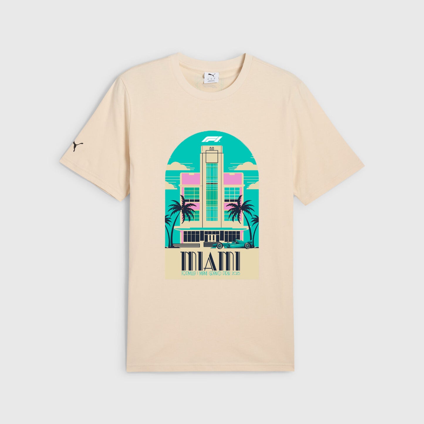 F1 FW MIAMI SE TEE - white