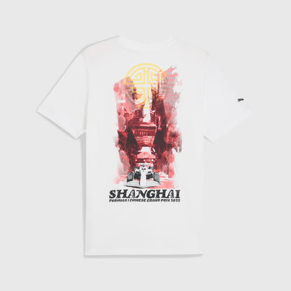 F1 FW SHANGHAI SE TEE - white