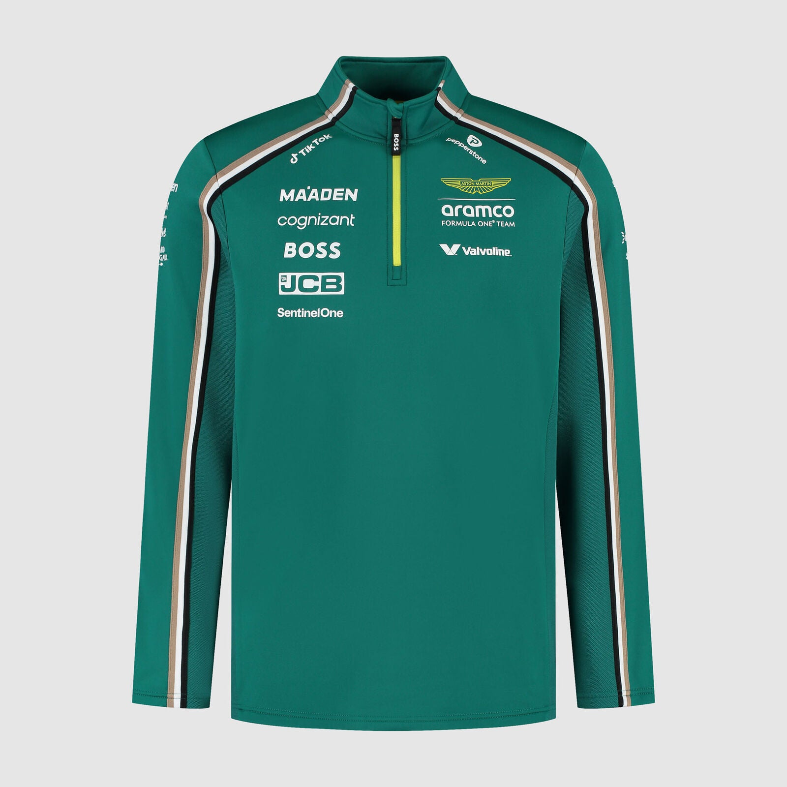 AMF1 RP MENS TEAM 1/4 ZIP - green