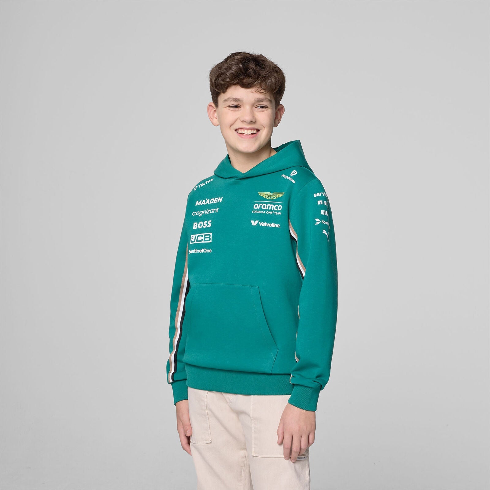 AMF1 RP KIDS TEAM HOODY - green