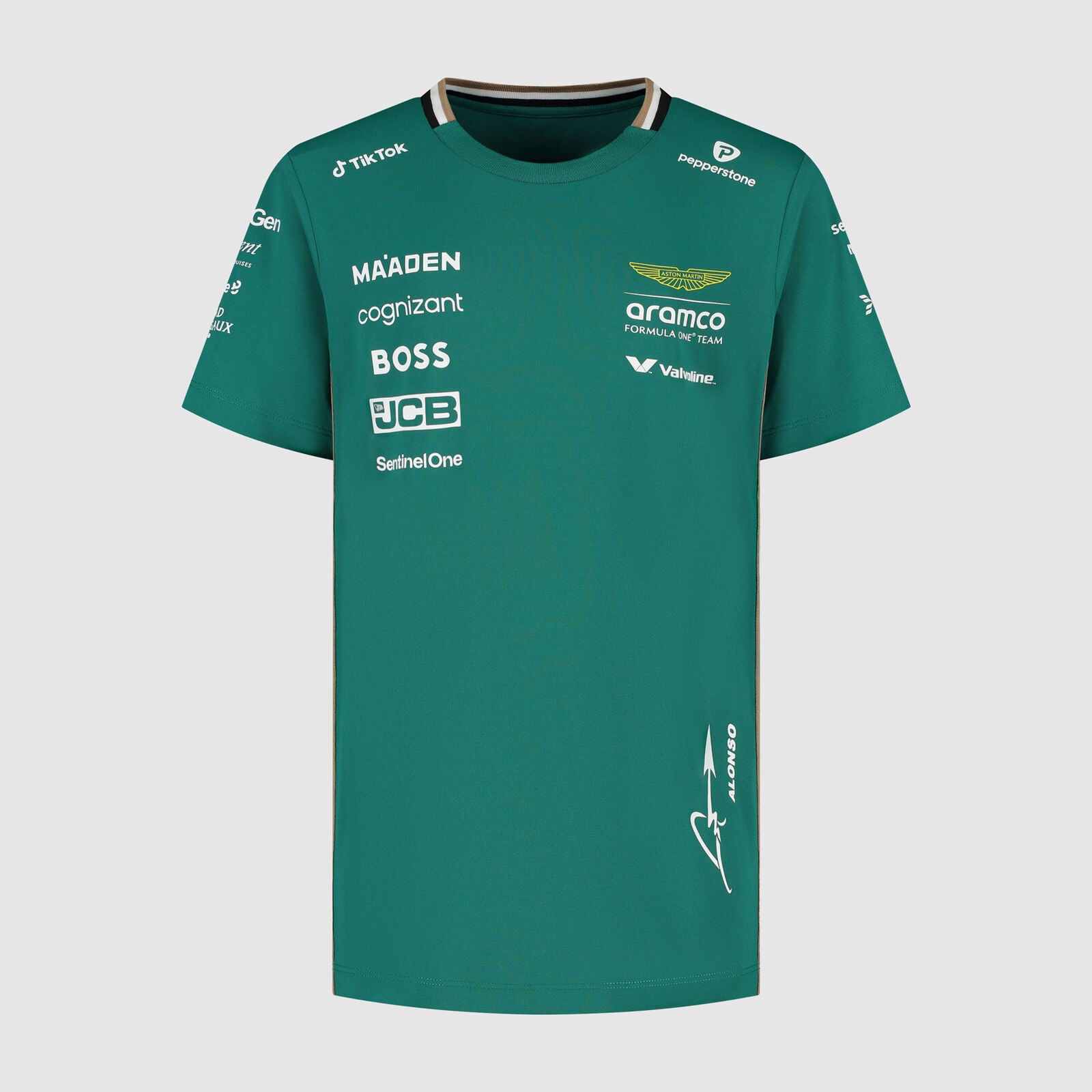 AMF1 RP KIDS ALONSO TEAM TEE - green