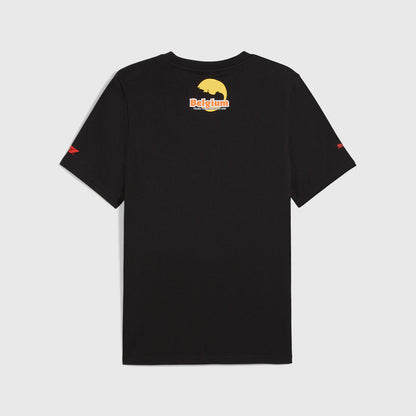 F1 FW SE BELGIUM TEE - black