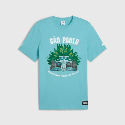 F1 FW SE BRAZIL TEE - blue