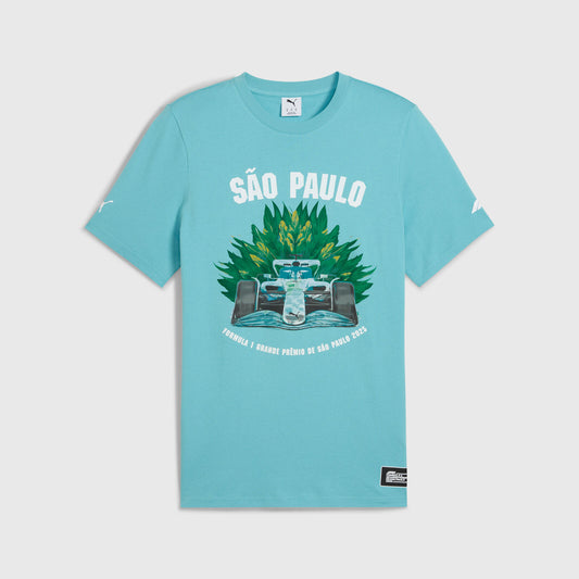 F1 FW SE BRAZIL TEE - blue