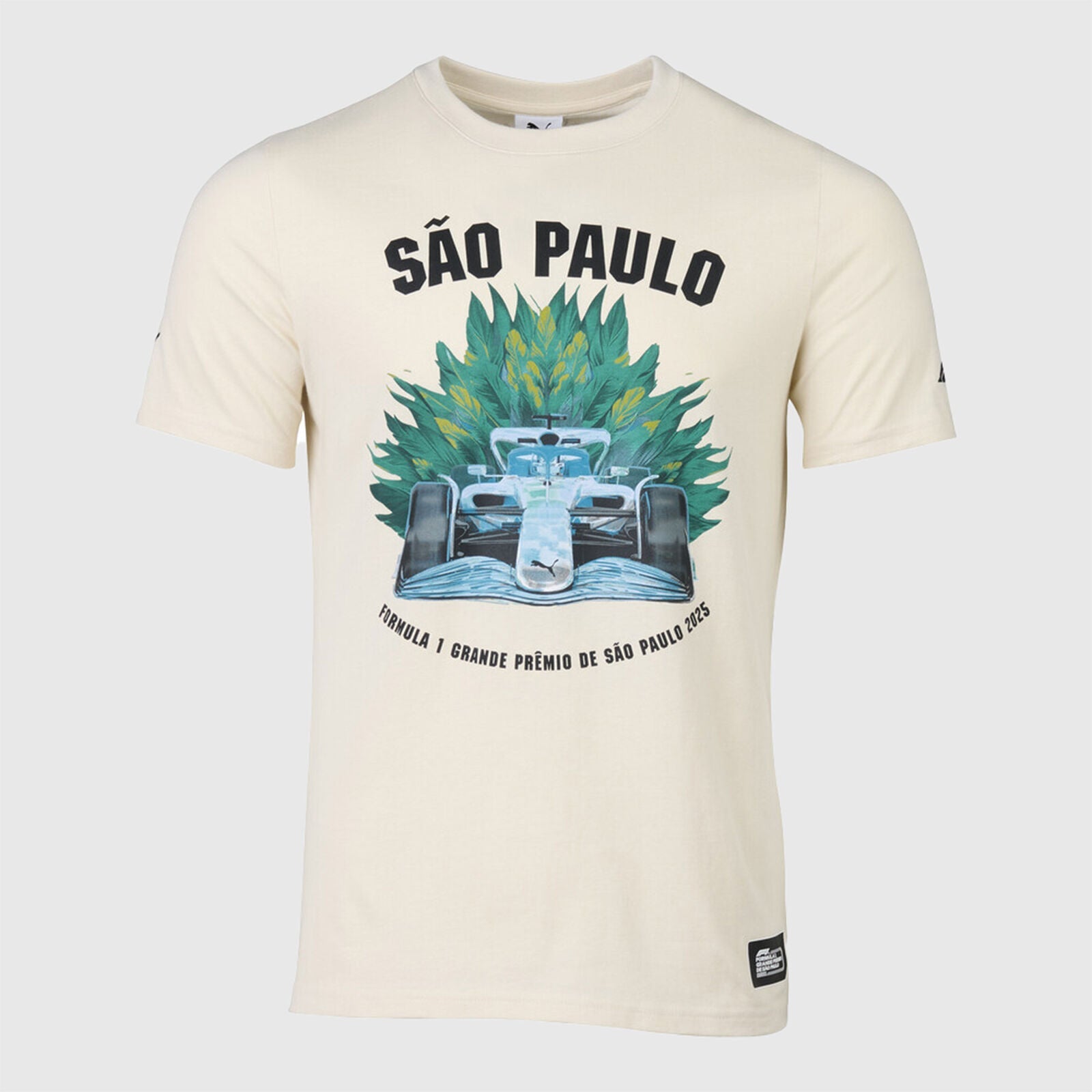 F1 FW SE BRAZIL TEE - cloud cream