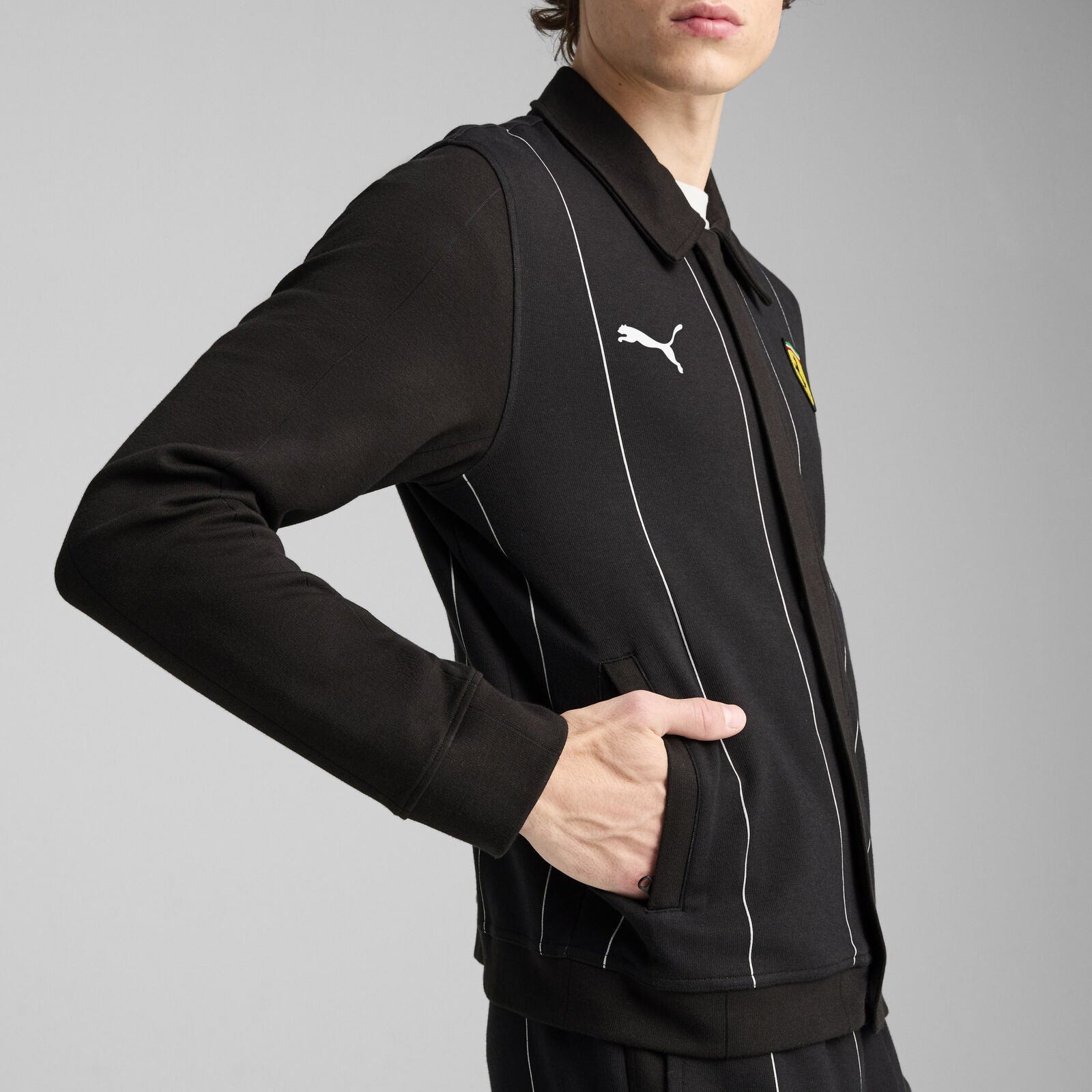 SF LS RACE PREMIUM JACKET - black