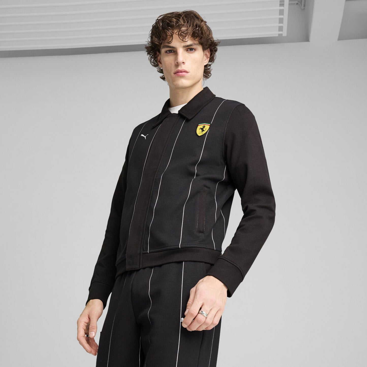 SF LS RACE PREMIUM JACKET - black