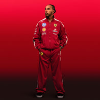 SF RP DRIVERS T7 OVERSIZED PANTS - red