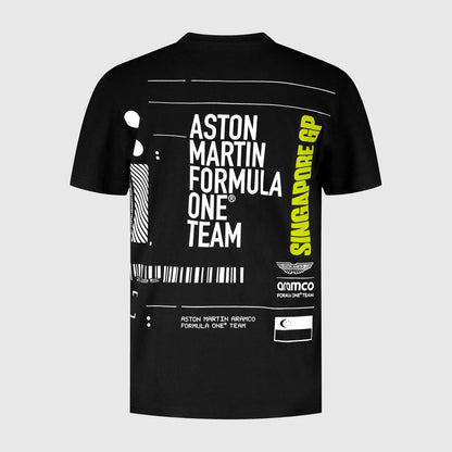AMF1 FW SE SINGAPORE GP TEE - black