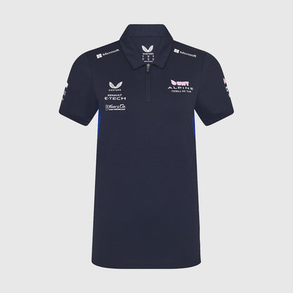 ALPINE RP WOMENS SS POLO SHIRT - navy