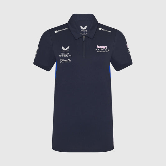 ALPINE RP WOMENS SS POLO SHIRT - navy