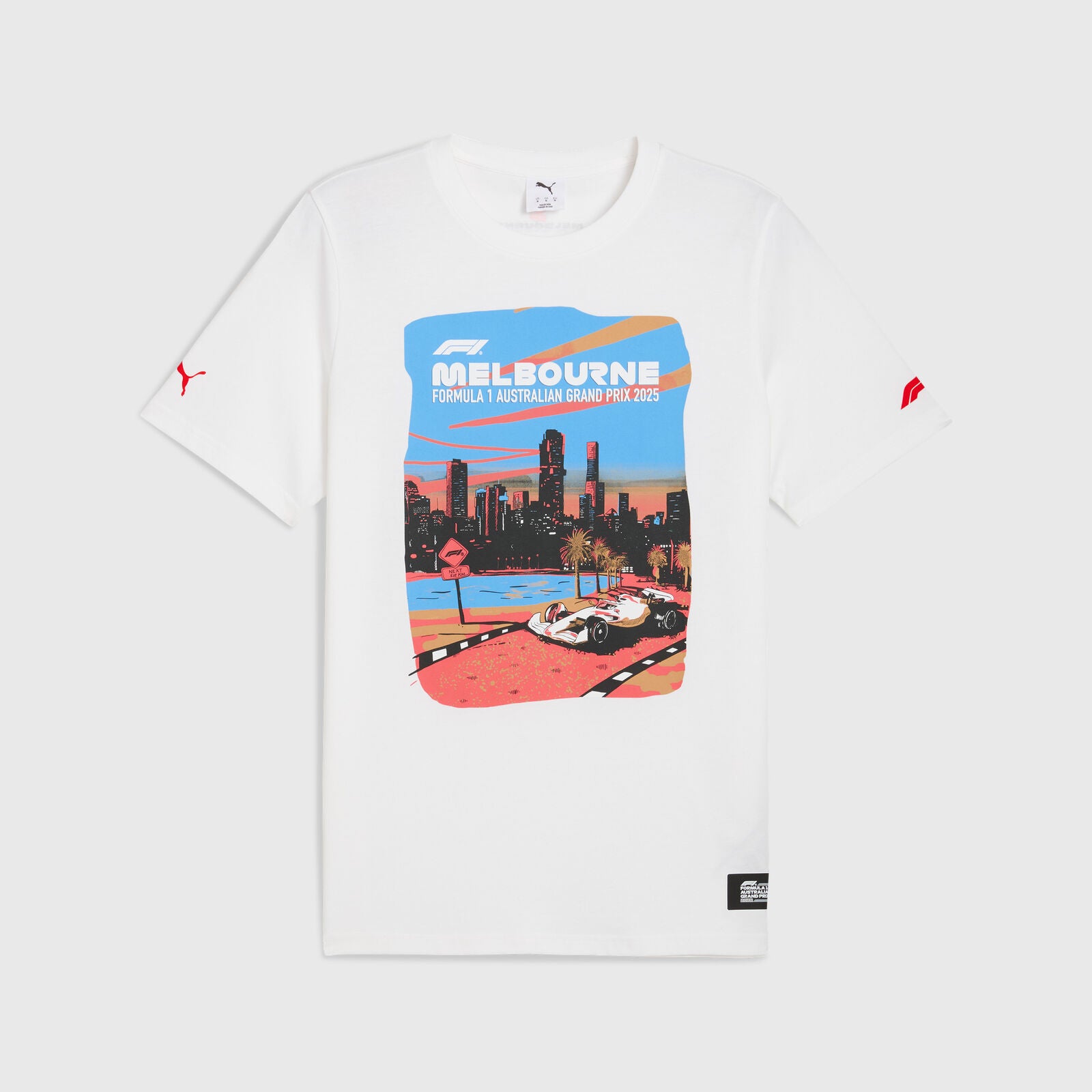 F1 FW SE AUSTRALIA TEE - white