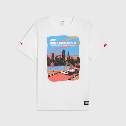F1 FW SE AUSTRALIA TEE - white