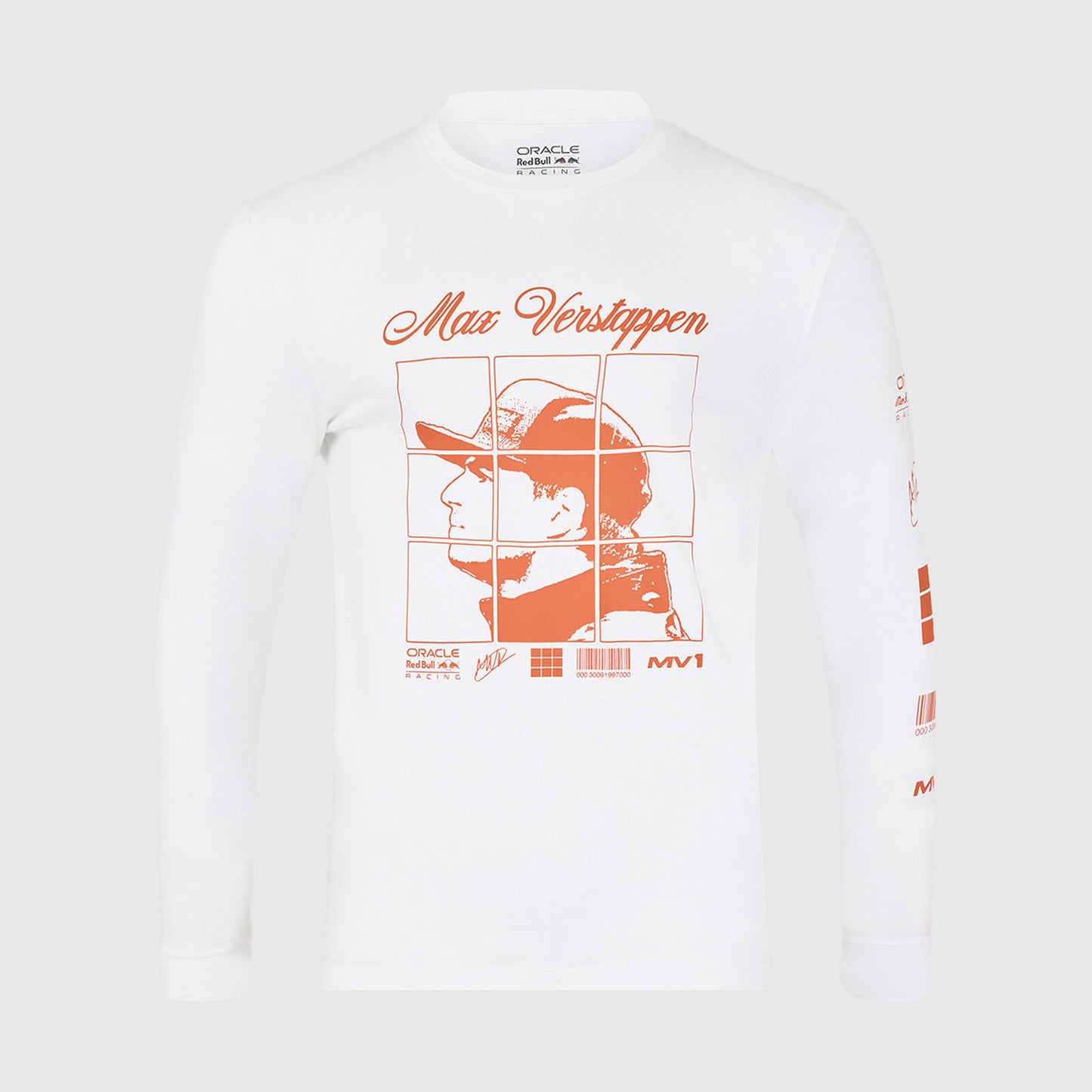 RBR FW UNISEX MV PUZZLE LS TEE - white