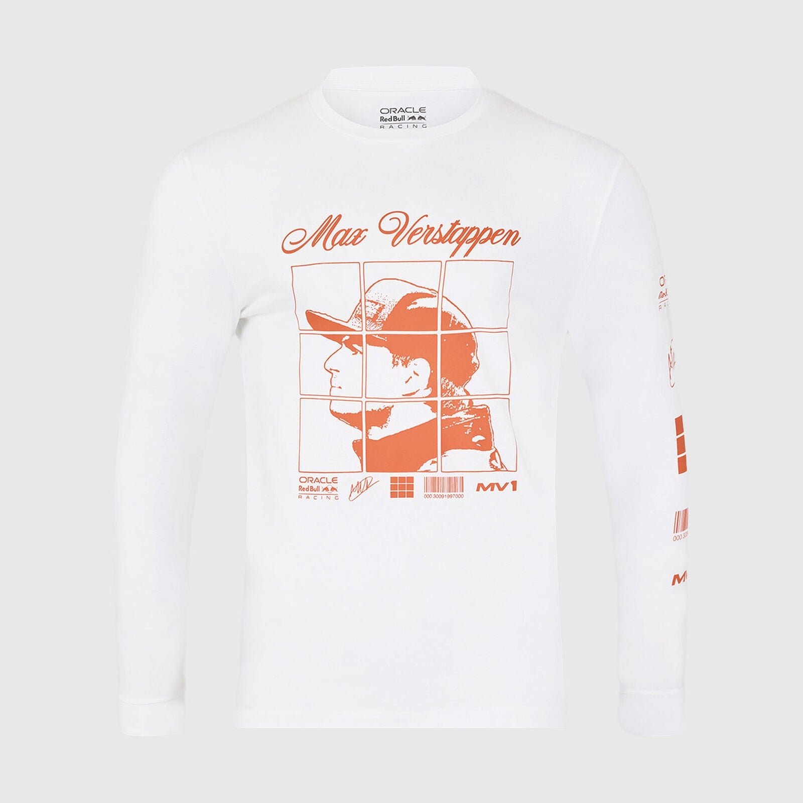 RBR FW UNISEX MV PUZZLE LS TEE - white