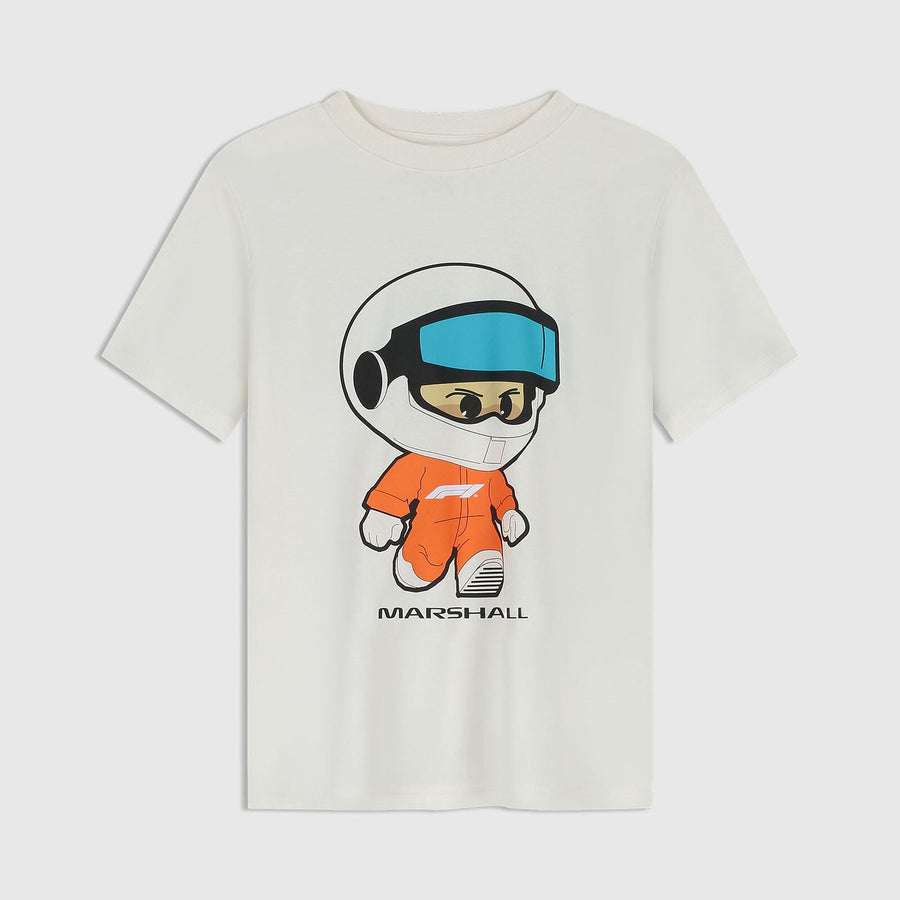 F1 FW KIDs Marshall Tee - White