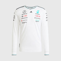 MAPF1 AUTH MENS DRIVER LS TEE - white