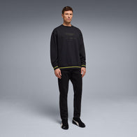 AMF1 FW LOGO STEALTH CREW SWEAT - True Black