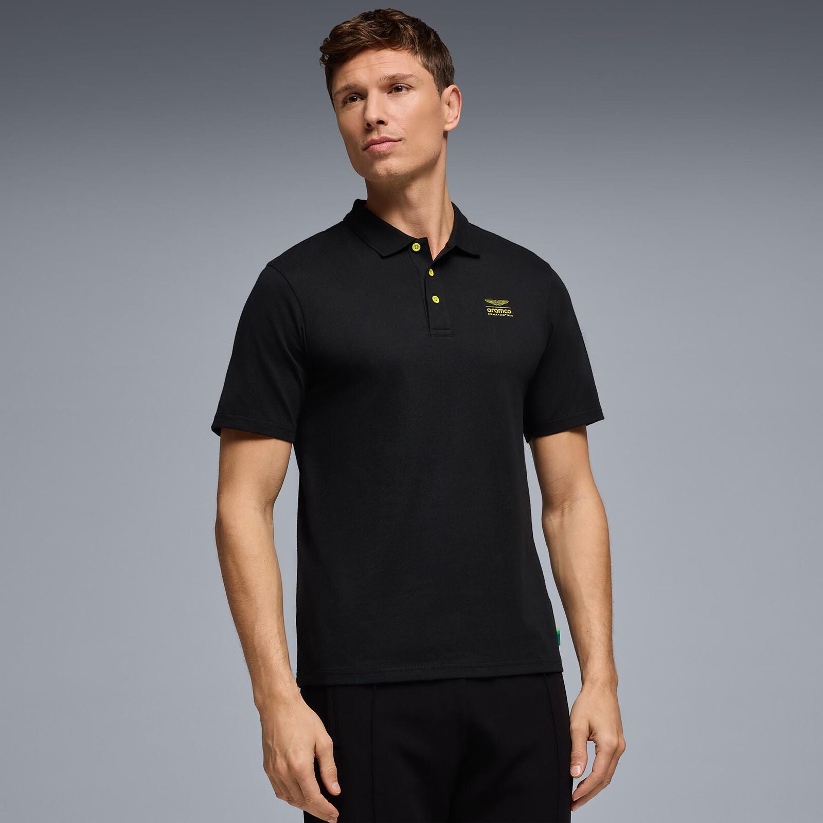 AMF1 FW SEASONAL POLO - True Black