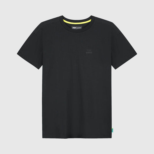 AMF1 FW LOGO STEALTH TEE - True Black