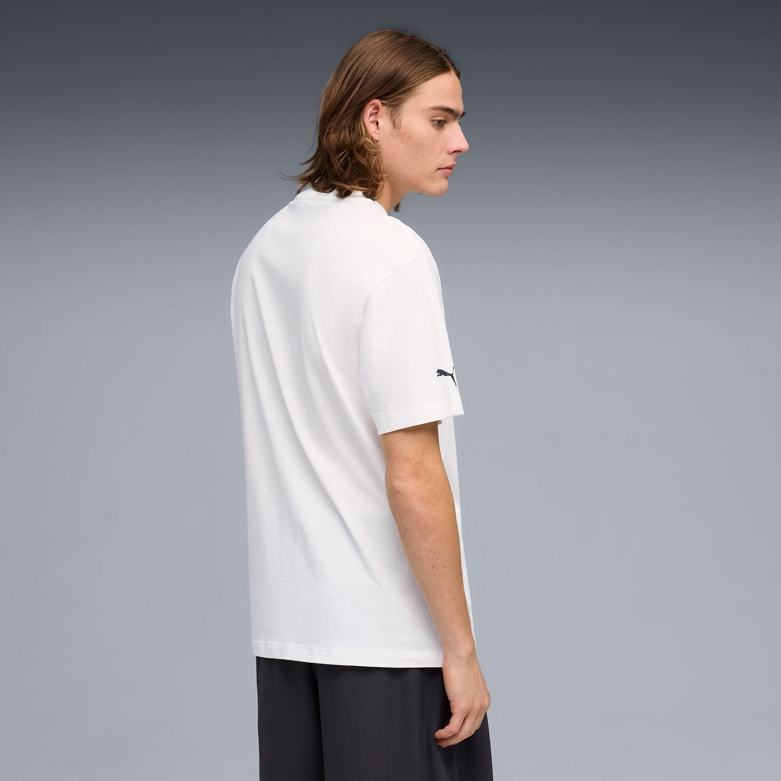 AMF1 LS Graphic Tee 1 - PUMA WHITE