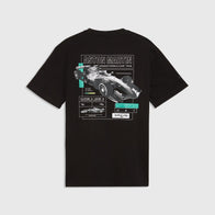 AMF1 LS Graphic Tee 2 - PUMA Black
