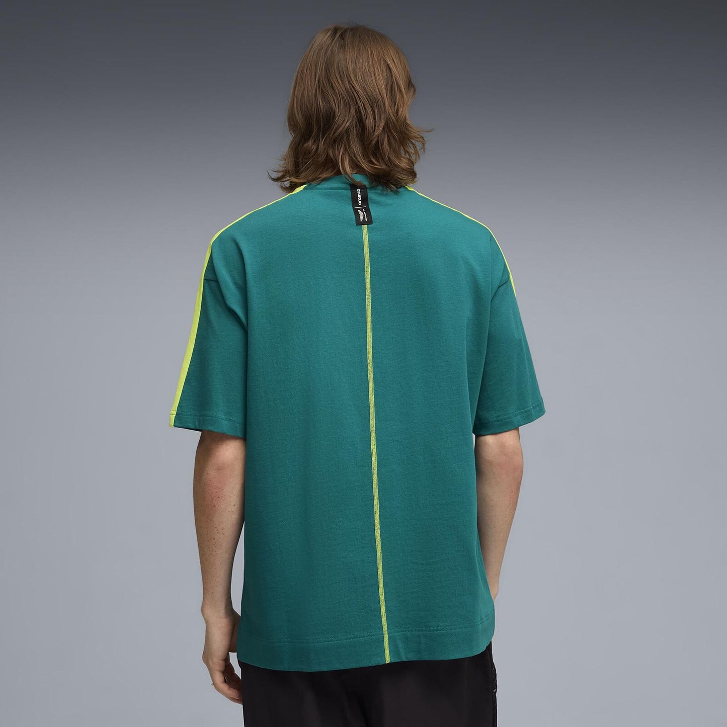 AMF1 LS T7 Tee - Green Lux