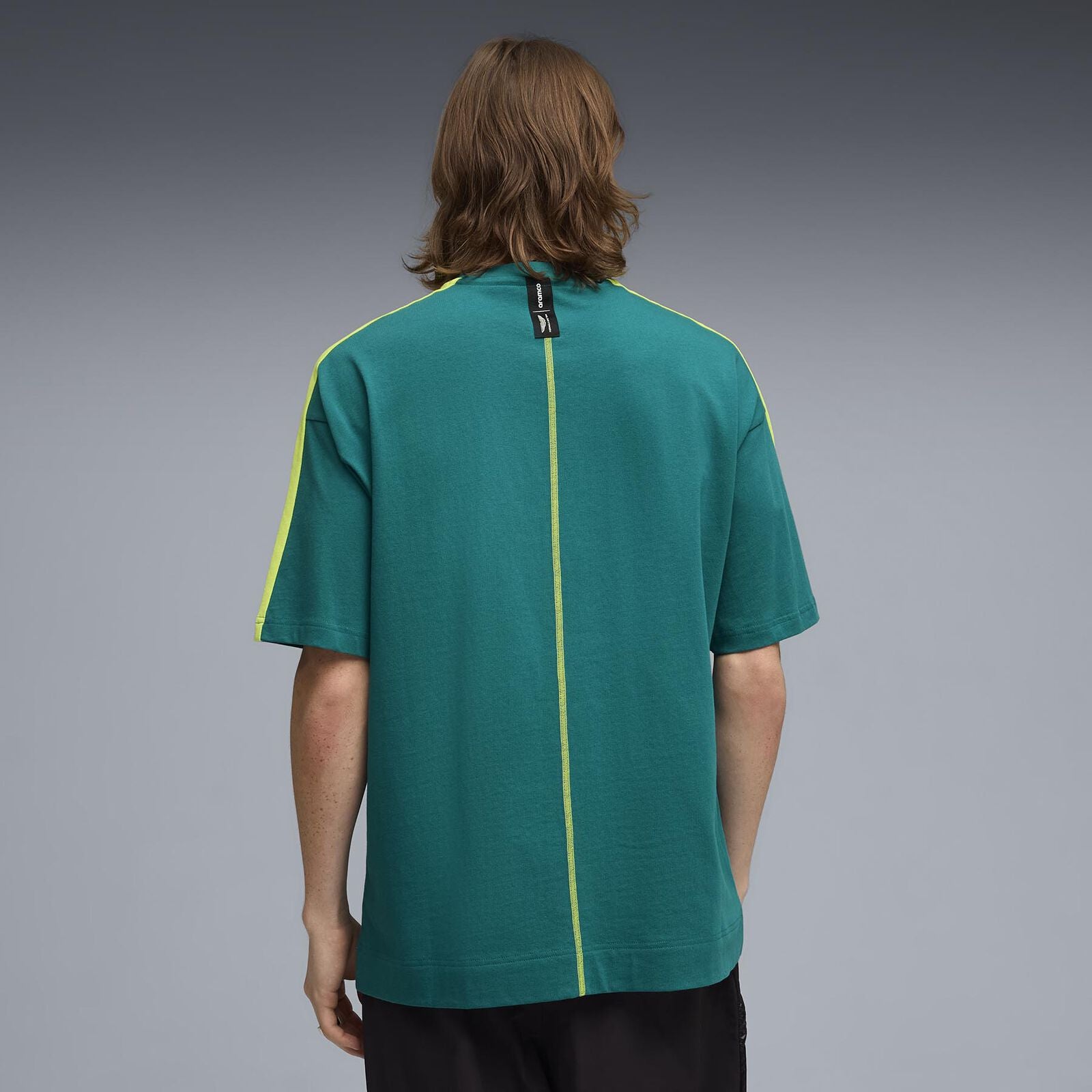 AMF1 LS T7 Tee - Green Lux