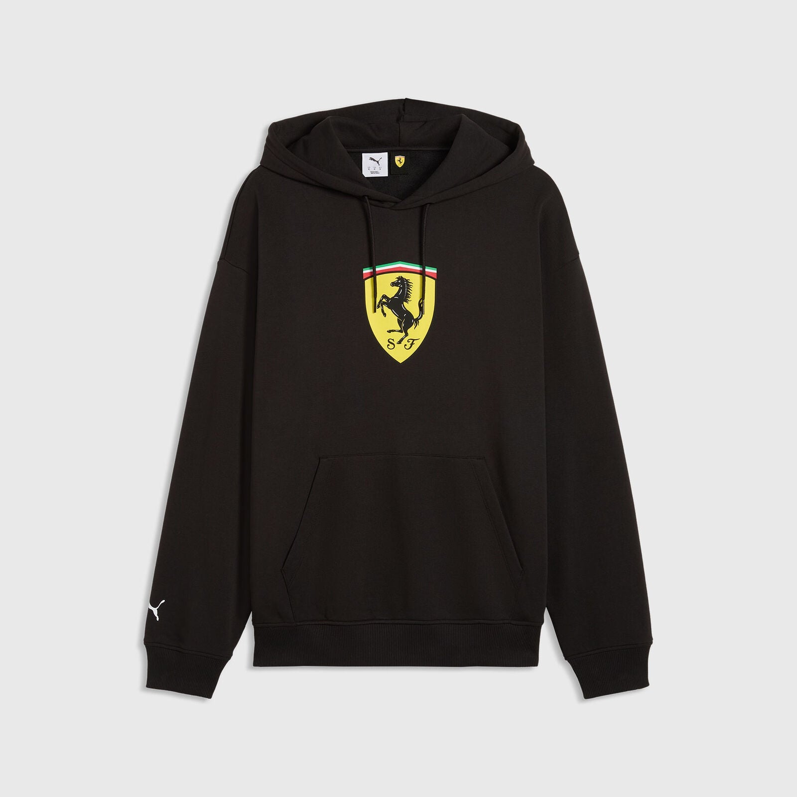 SF FW LARGE SHIELD HOODIE - Puma Black