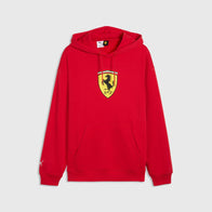 SF FW LARGE SHIELD HOODIE - Rosso Corsa