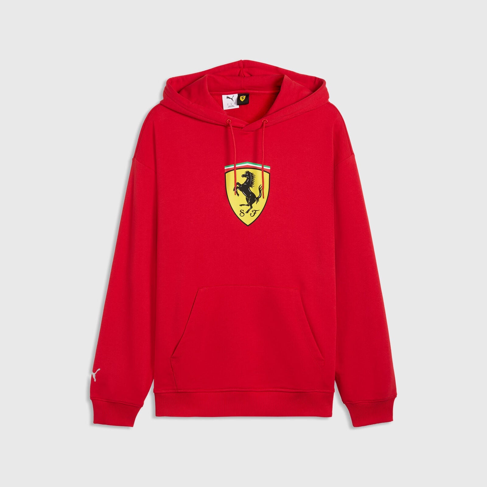 SF FW LARGE SHIELD HOODIE - Rosso Corsa