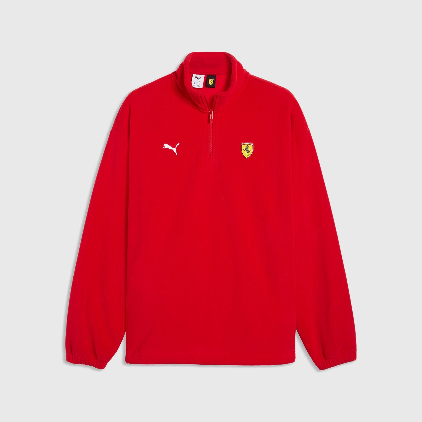SF FW 1/4 ZIP - Rosso Corsa