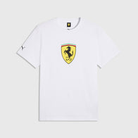 SF FW LARGE SHIELD TEE - Puma White