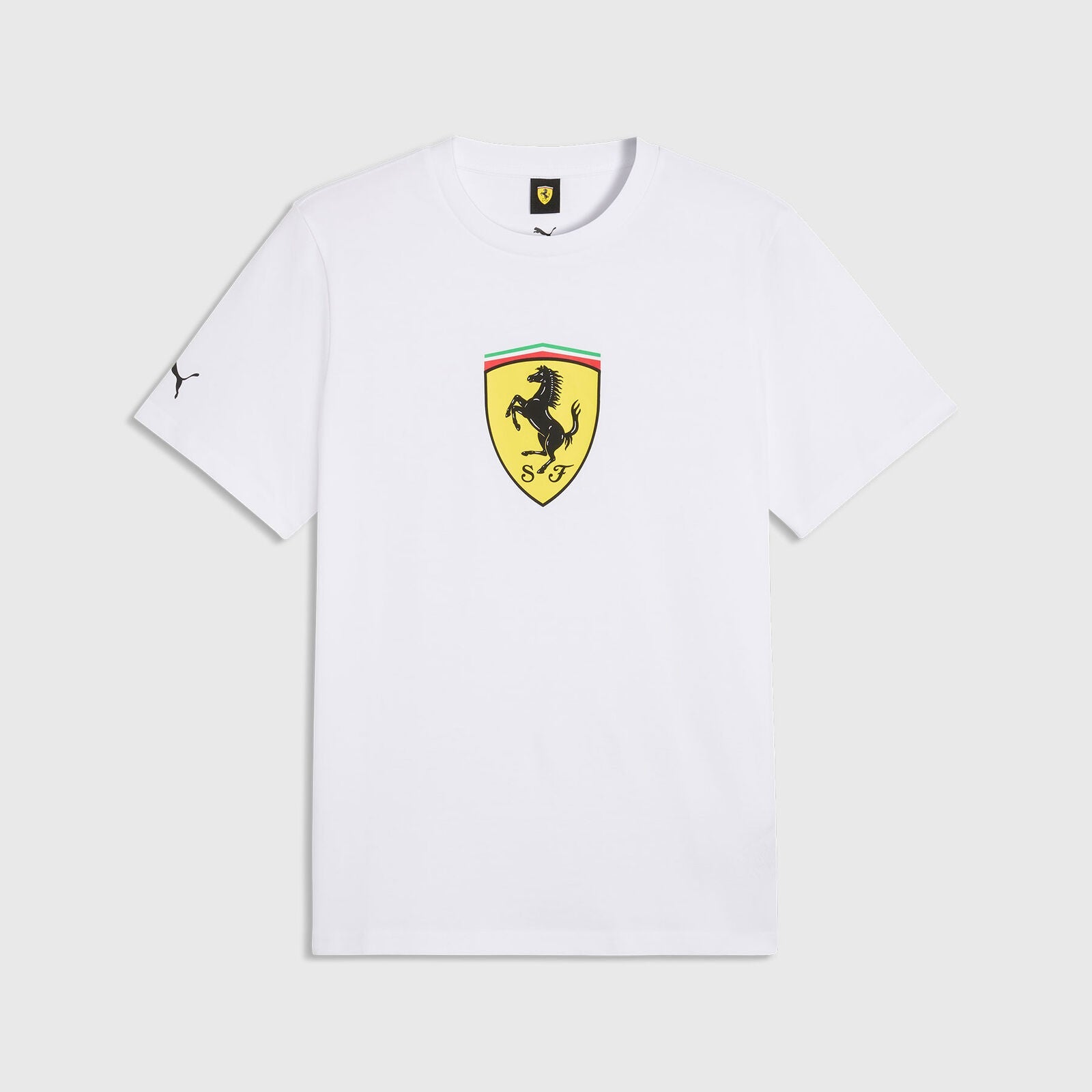 SF FW LARGE SHIELD TEE - Puma White