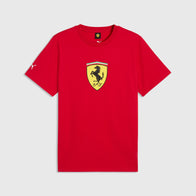 SF FW LARGE SHIELD TEE - Rosso Corsa
