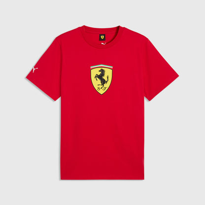 SF FW LARGE SHIELD TEE - Rosso Corsa